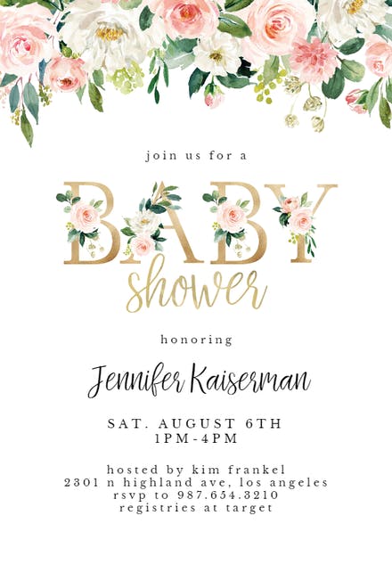 Detail Baby Shower Card Template Free Nomer 4