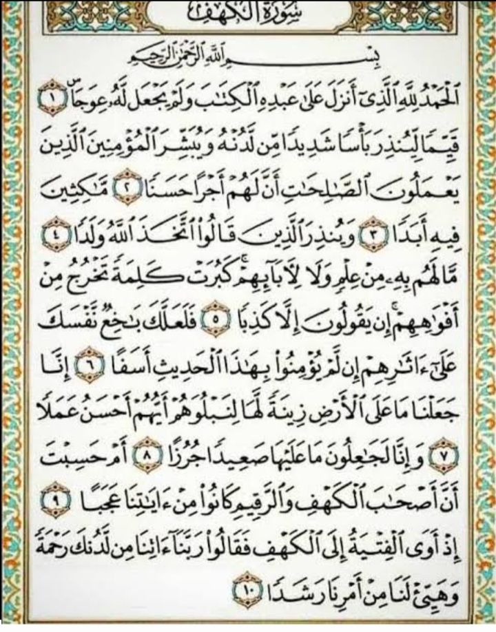 Detail Baca Surat Al Kahfi Pada Malam Jumat Berapa Ayat Nomer 28