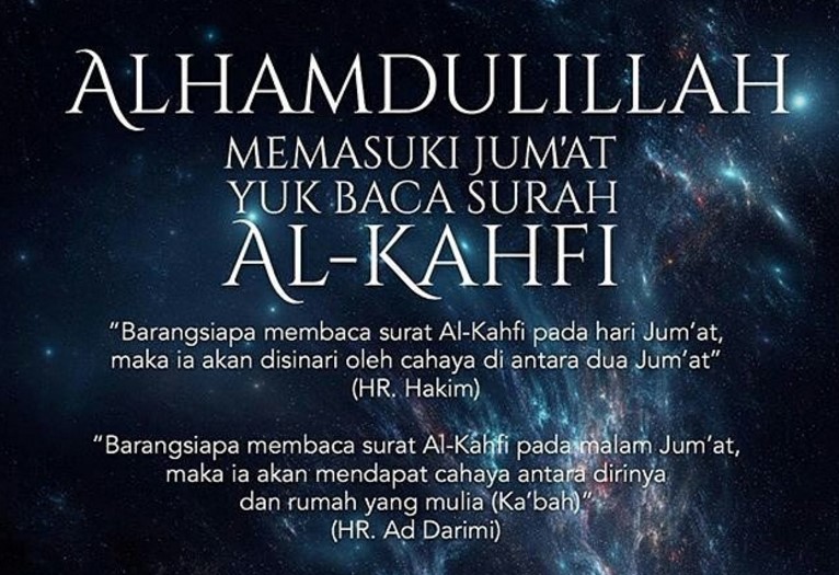 Detail Baca Surat Al Kahfi Pada Malam Jumat Berapa Ayat Nomer 4