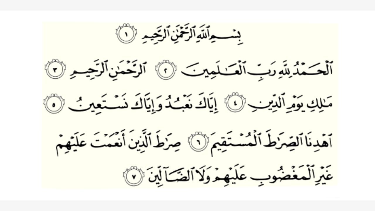 Detail Bacaan Surat Al Fatihah Dan Artinya Nomer 21