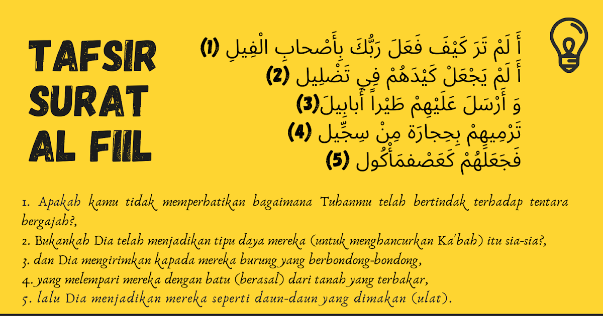 Detail Bacaan Surat Al Fiil Dan Artinya Nomer 17