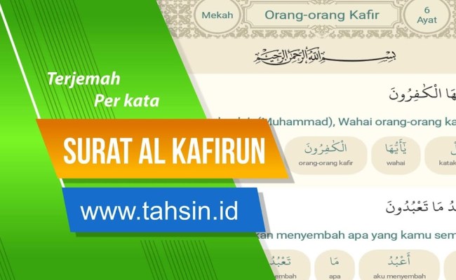 Detail Bacaan Surat Al Kafirun Dan Artinya Nomer 39