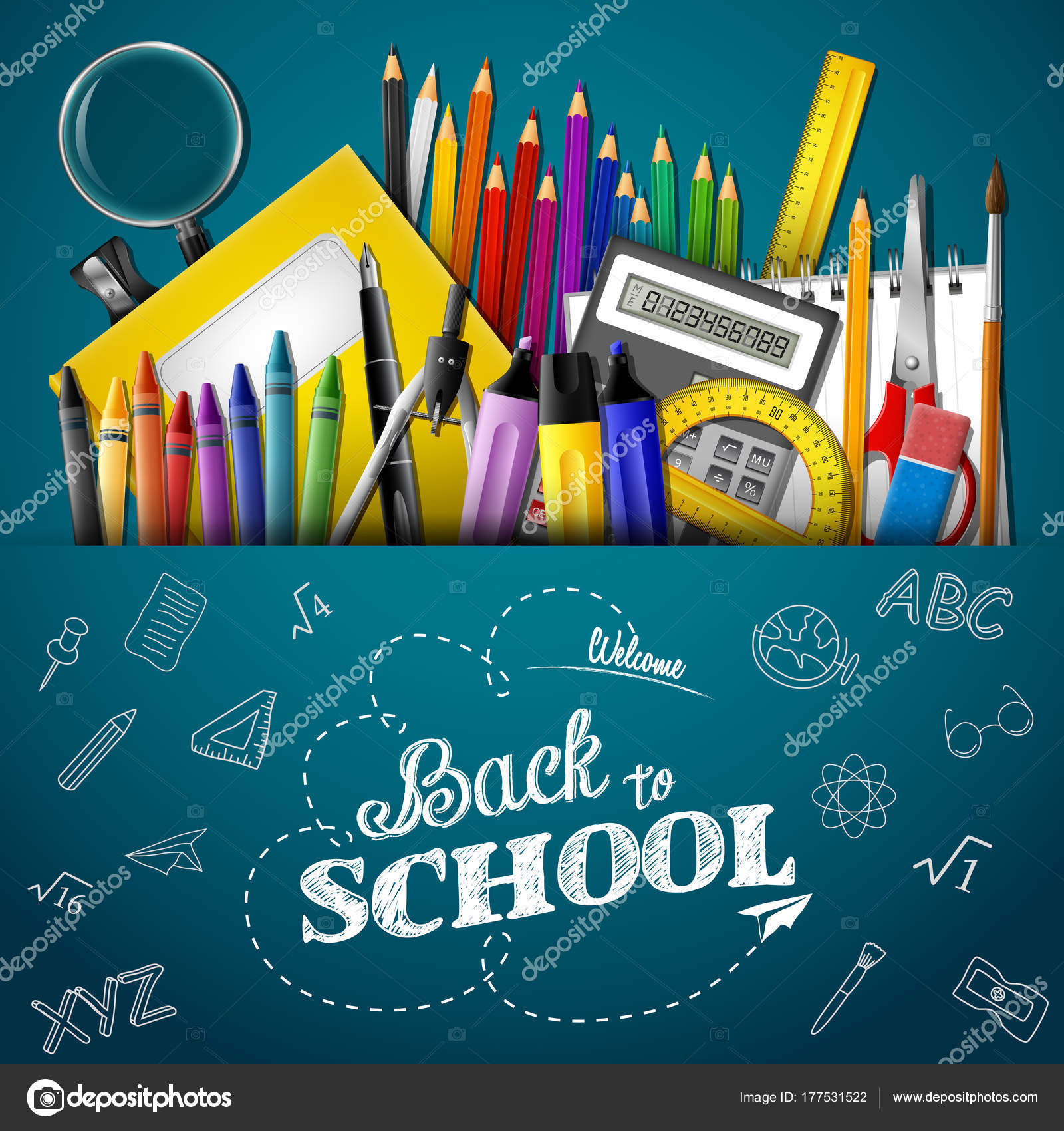 Detail Back To School Background Nomer 53