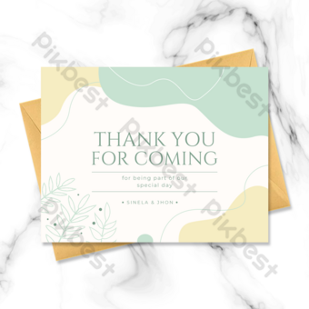 Detail Background Download Template Kartu Ucapan Terima Kasih Souvenir Pernikahan Nomer 37