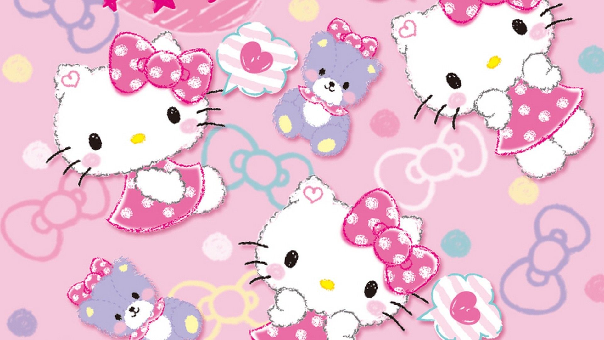 Detail Background Hello Kitty Nomer 8
