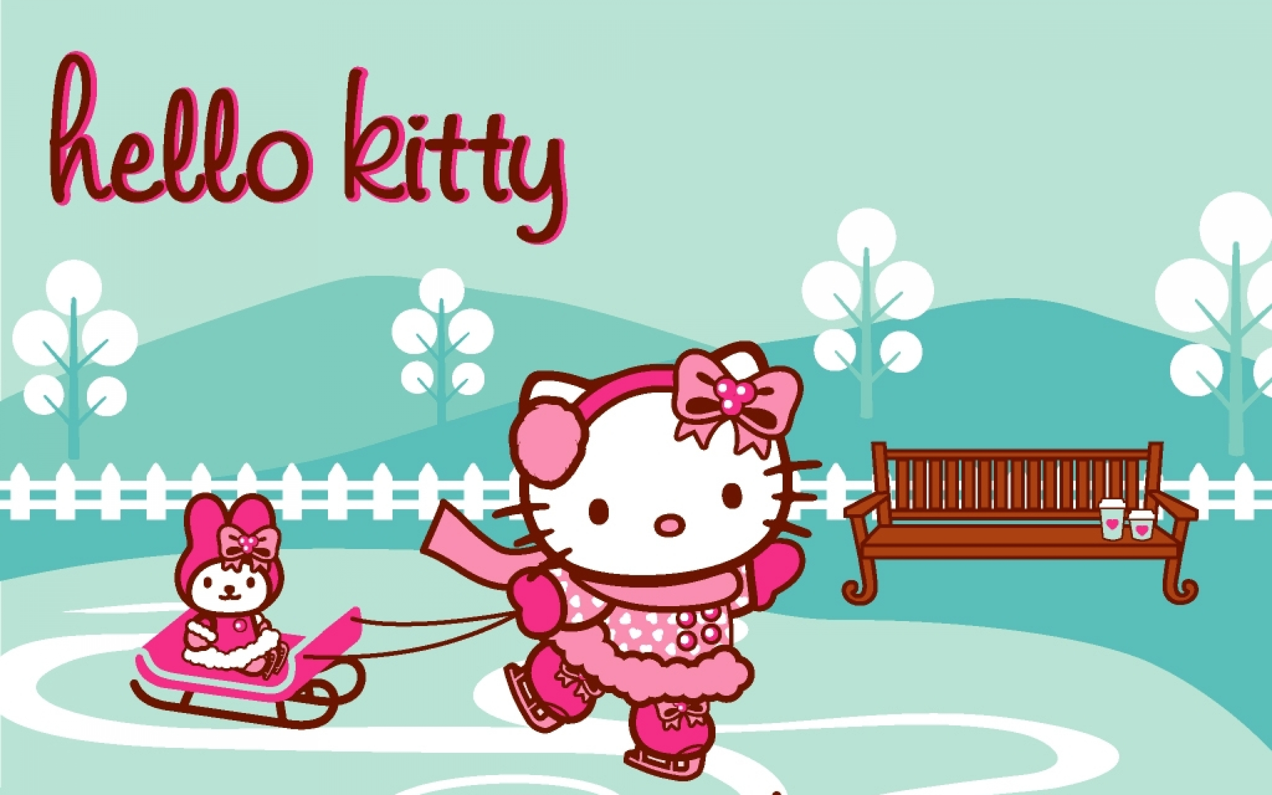 Detail Background Hello Kitty Hd Nomer 21