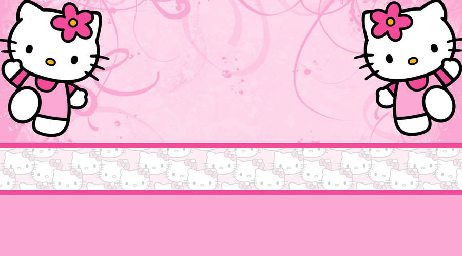 Detail Background Hello Kity Nomer 2