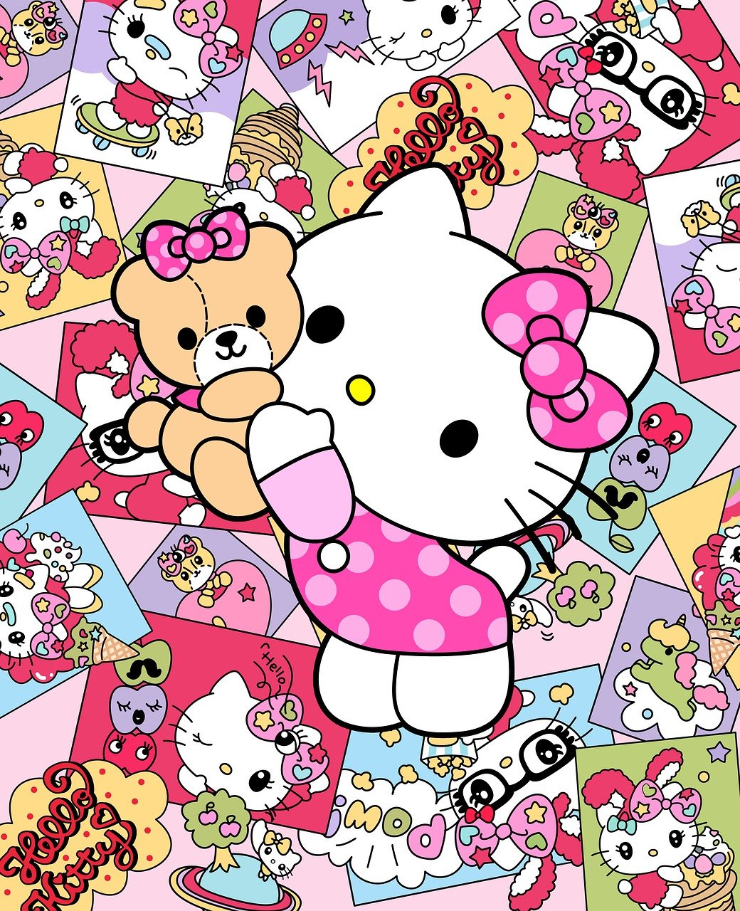 Detail Background Hello Kity Nomer 20