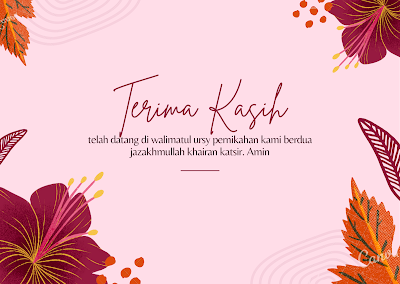 Detail Background Kosong Kartu Ucapan Terima Kasih Pernikahan Nomer 9