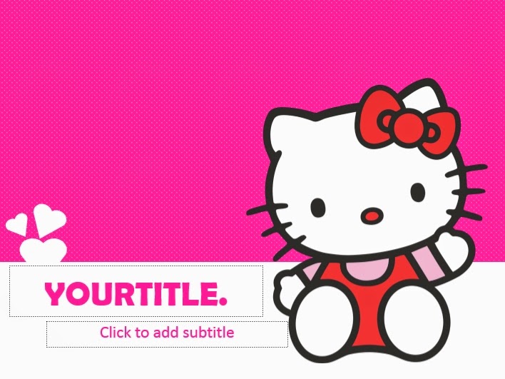 Detail Background Powerpoint Hello Kitty Bergerak Nomer 41