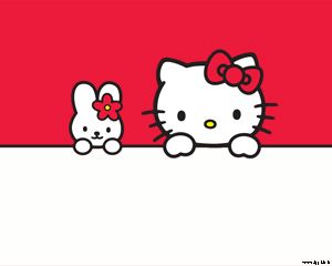 Detail Background Ppt Hello Kitty Nomer 15