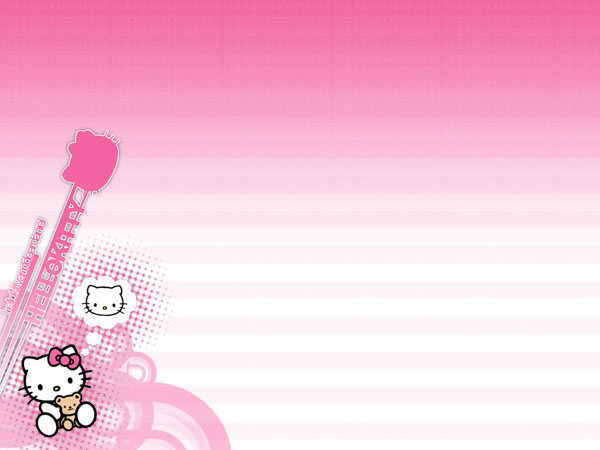 Detail Background Ppt Hello Kitty Nomer 21
