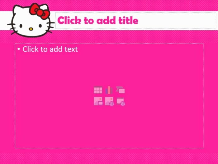 Detail Background Ppt Hello Kitty Nomer 22