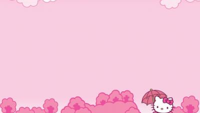 Detail Background Ppt Hello Kitty Nomer 32
