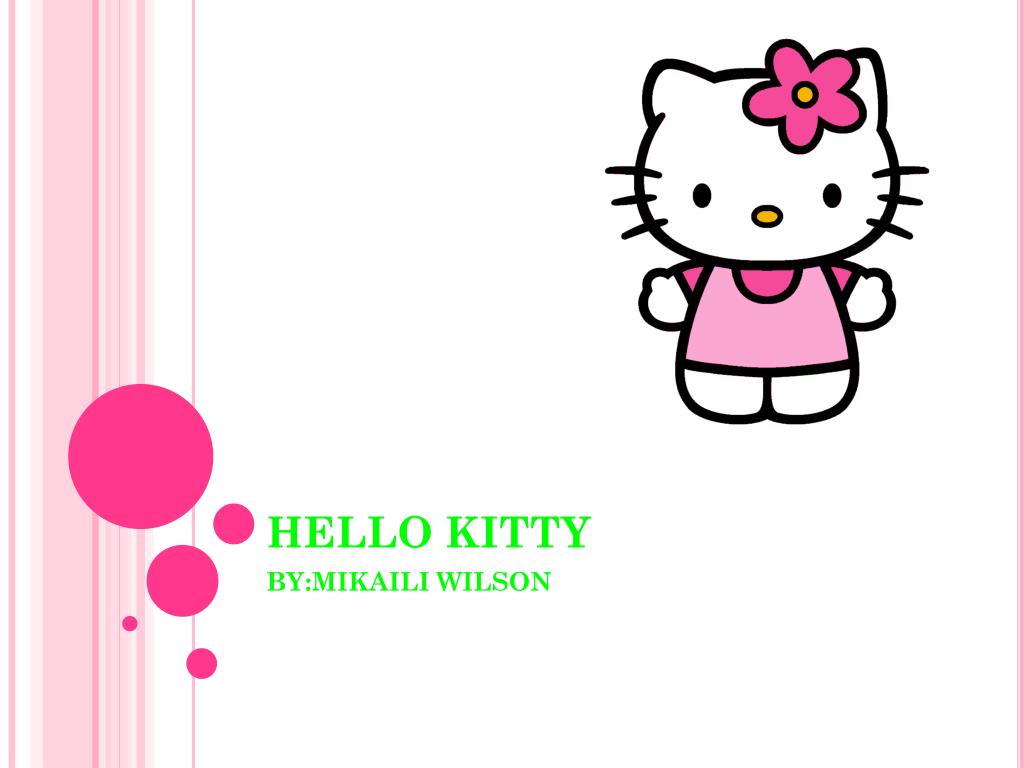 Detail Background Ppt Hello Kitty Nomer 5