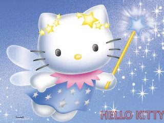 Detail Background Ppt Hello Kitty Nomer 44