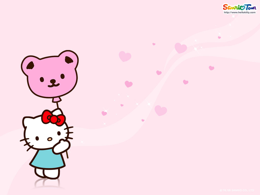 Detail Background Ppt Hello Kitty Nomer 46