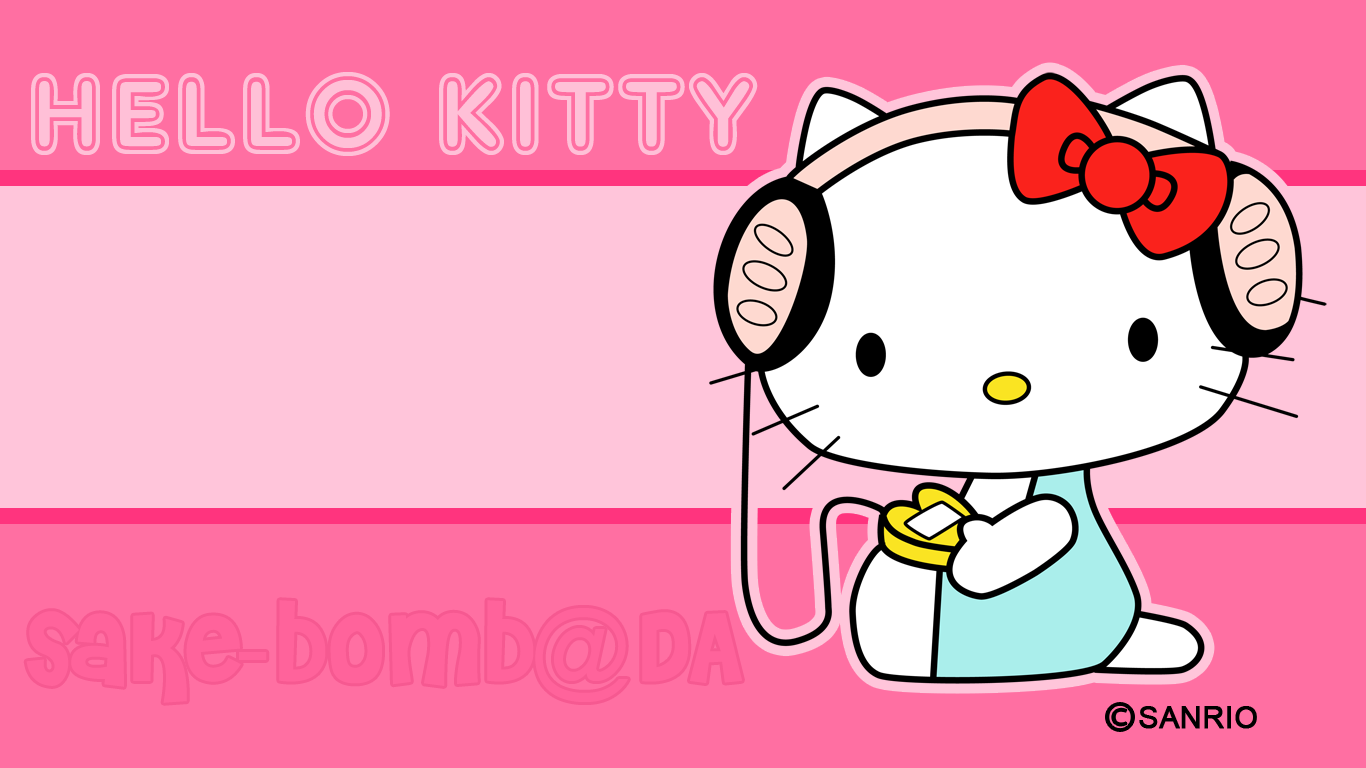 Detail Background Ppt Hello Kitty Nomer 47