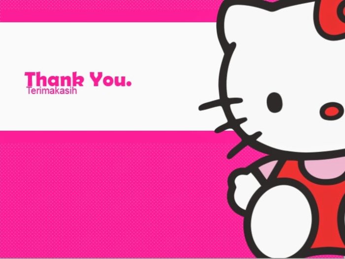 Detail Background Ppt Hello Kitty Nomer 8