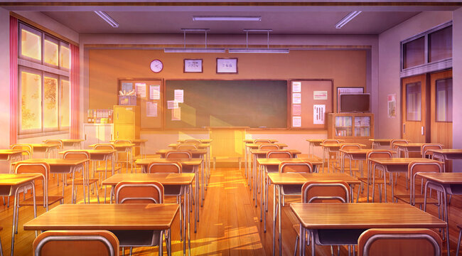 Detail Background School Anime Nomer 4