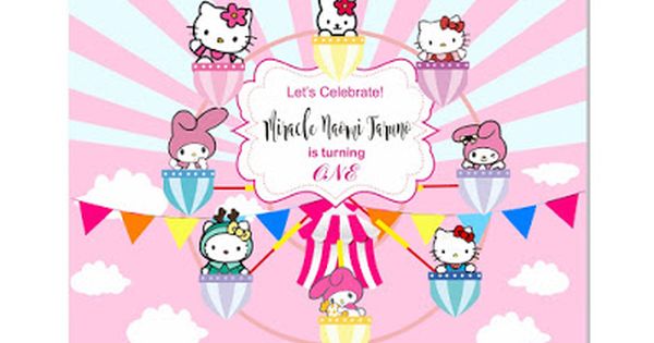 Detail Background Ulang Tahun Hello Kitty Nomer 13