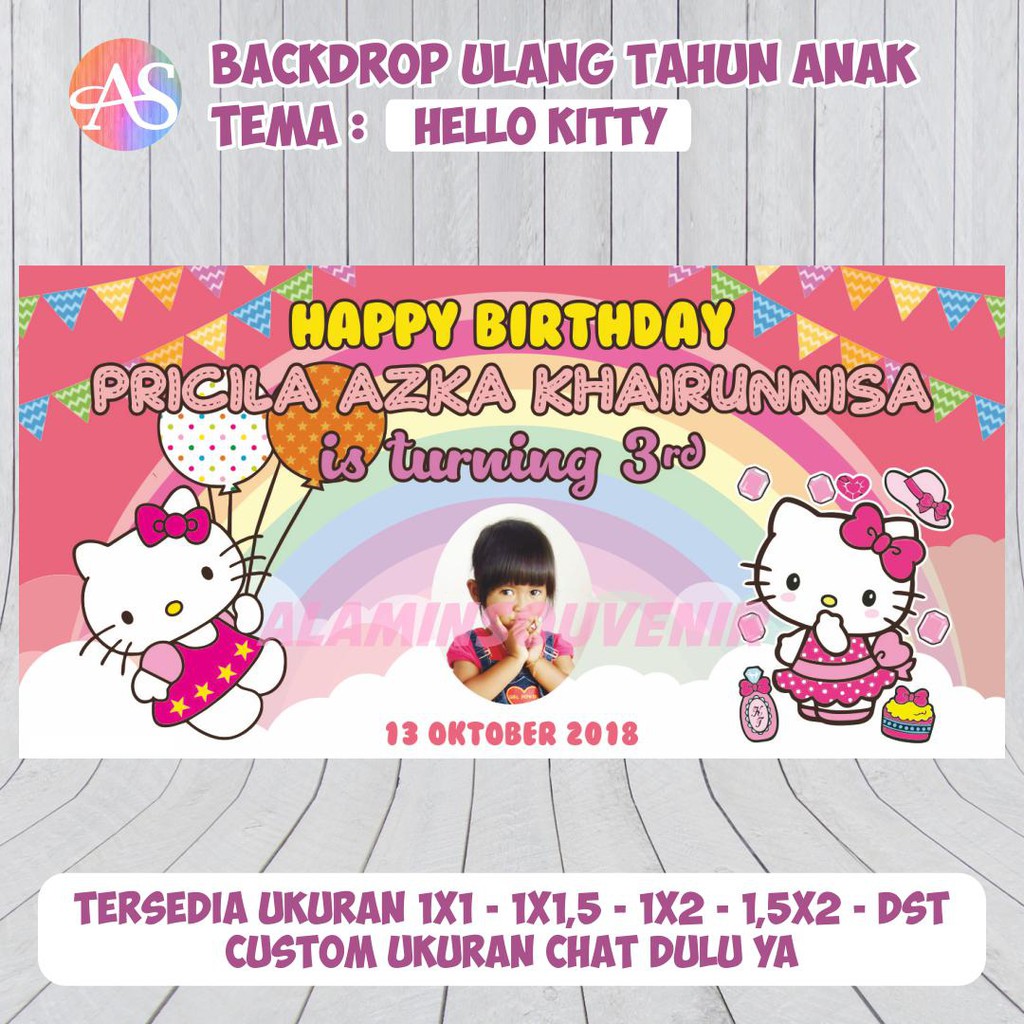 Detail Background Ulang Tahun Hello Kitty Nomer 33