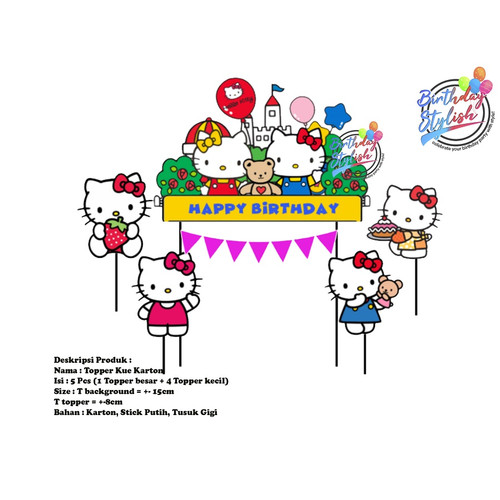 Detail Background Ulang Tahun Hello Kitty Nomer 37