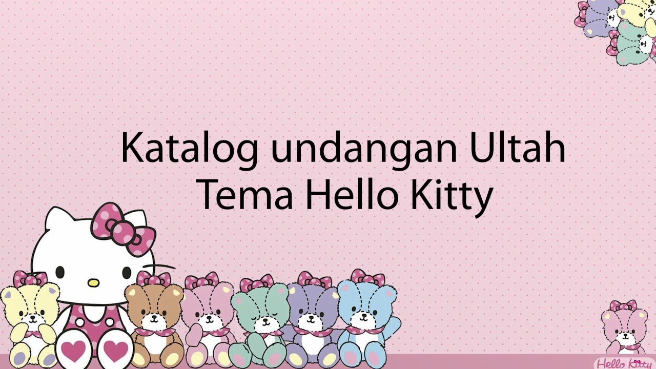 Detail Background Ulang Tahun Hello Kitty Nomer 49