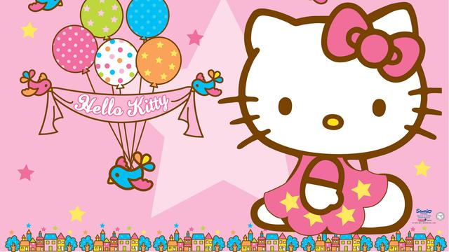 Detail Background Ulang Tahun Hello Kitty Nomer 7