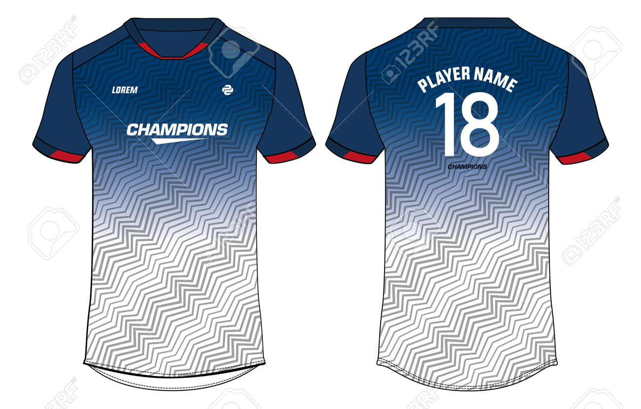 Detail Badminton Jersey Design Template Nomer 13