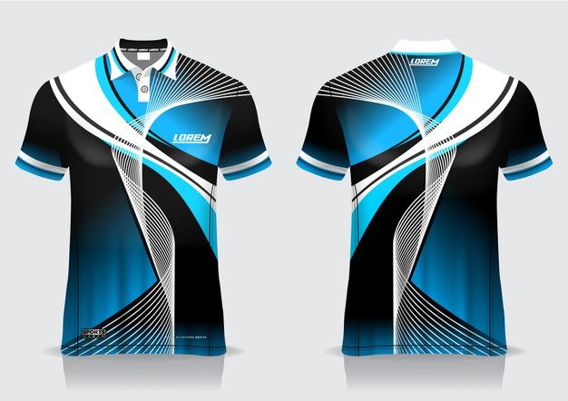 Detail Badminton Jersey Design Template Nomer 3