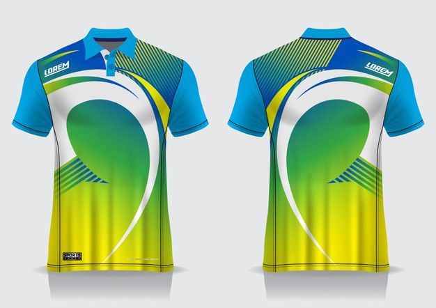 Detail Badminton Jersey Design Template Nomer 28