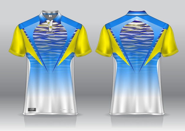 Detail Badminton Jersey Design Template Nomer 36