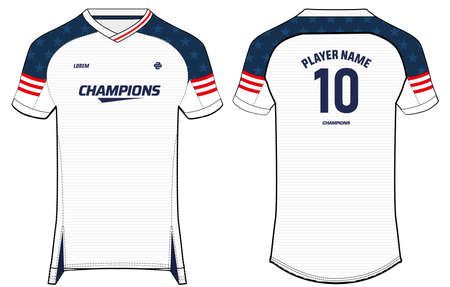 Detail Badminton Jersey Design Template Nomer 5