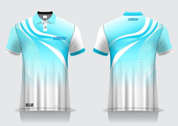 Detail Badminton Jersey Design Template Nomer 39