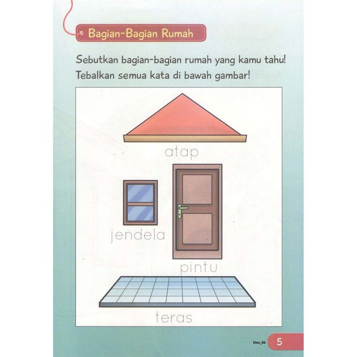 Bagian Bagian Rumah Untuk Anak Tk 50+ Koleksi Gambar