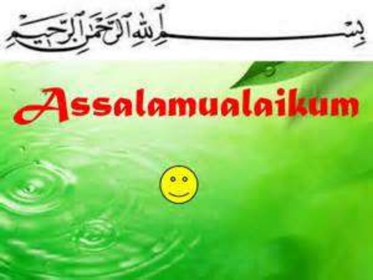 Detail Baground Power Point Assalamualaikum Nomer 32